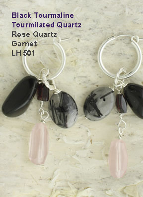 Black Tourmaline Tourmilated Quartz